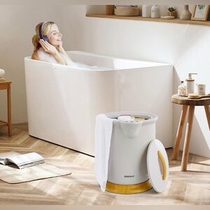 COSTWAY Bucket Style Towel Warmer, Fragrance Holder